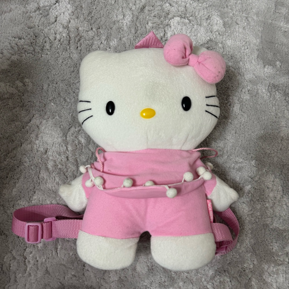 Hello kitty plush backpack